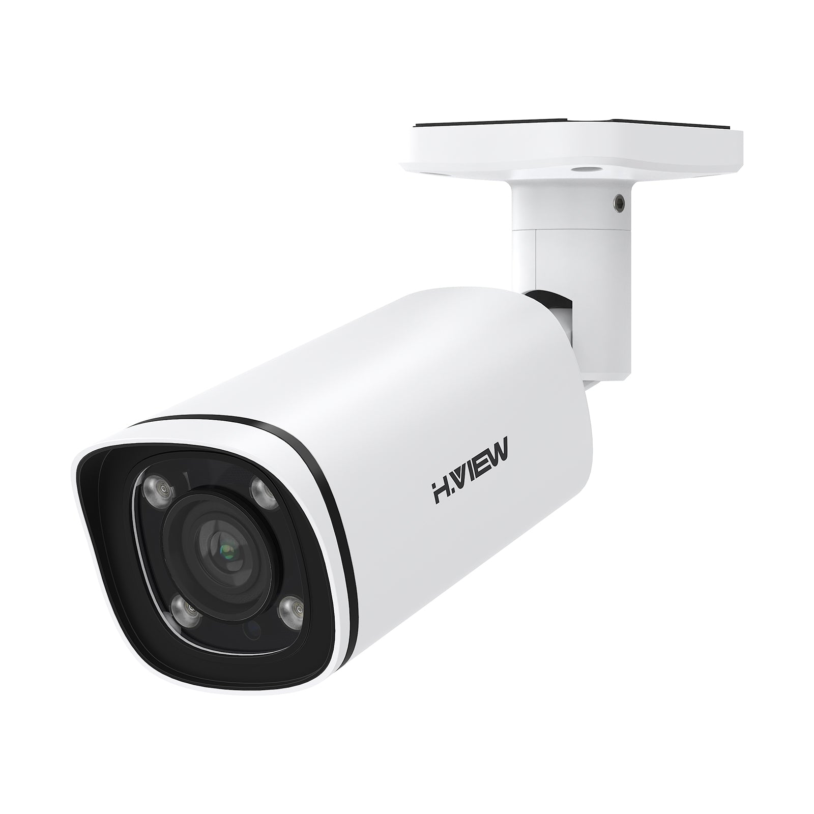 H.VIEW 屋外 防犯カメラ 赤外線 防犯カメラ 800万画素 2.7-13.5mmズームレンズ調節可能 8MP POE ナイトビジョン 赤外線LED搭載