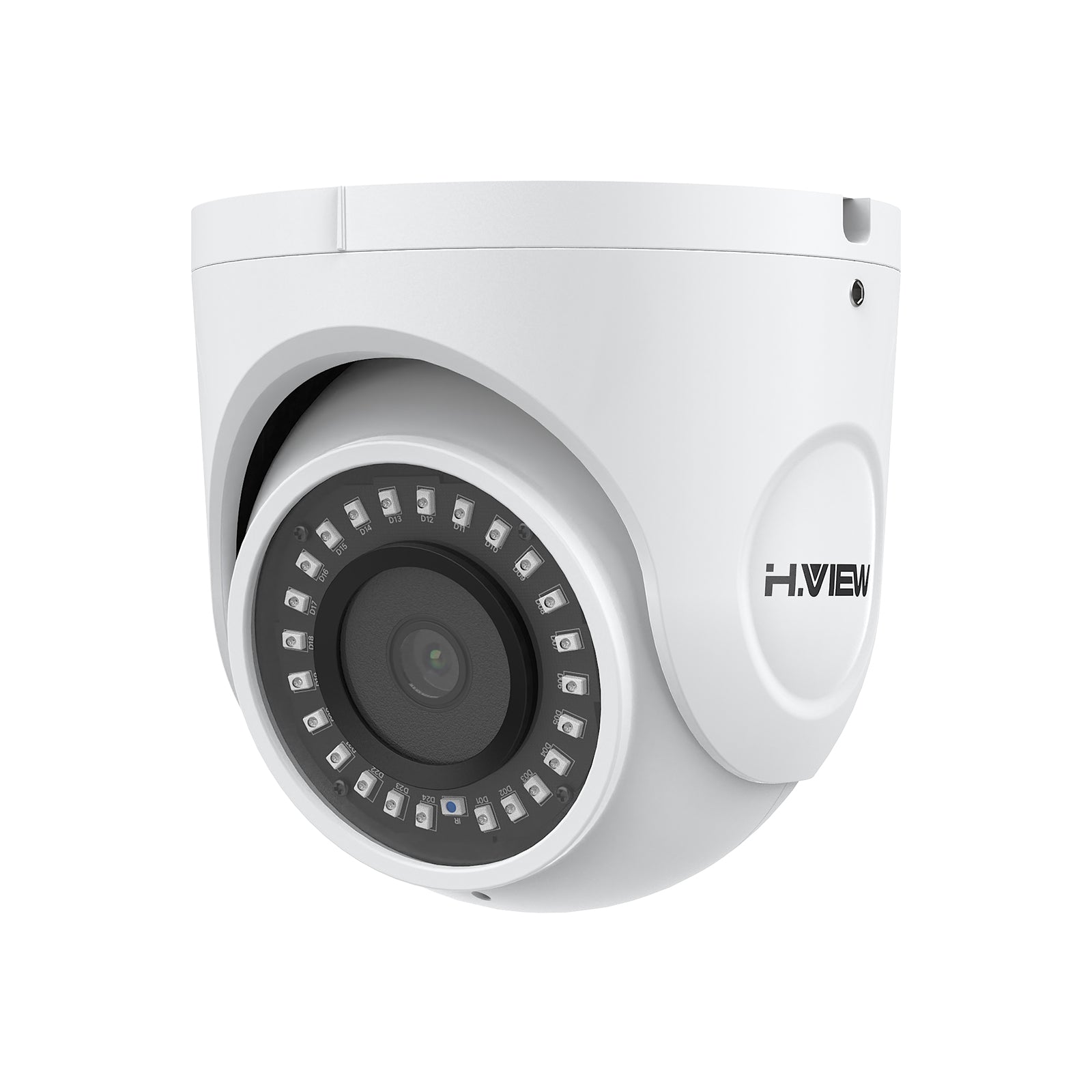 H.VIEW ドーム型防犯カメラ 4K 赤外線 防犯カメラ 監視カメラ 800万画素 固定2.8mmレンズ 4K 8MP POE給電カメラ